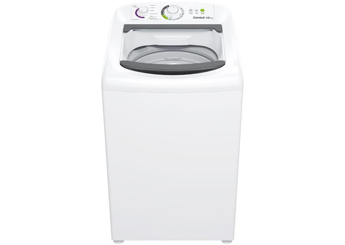 Lavadora de Roupas Consul 12kg 16 Programas de Lavagem Branca CWH12