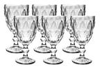 Jogo de Taças para Bebidas de Vidro 330ml 6 Peças Haus Diamond Empire