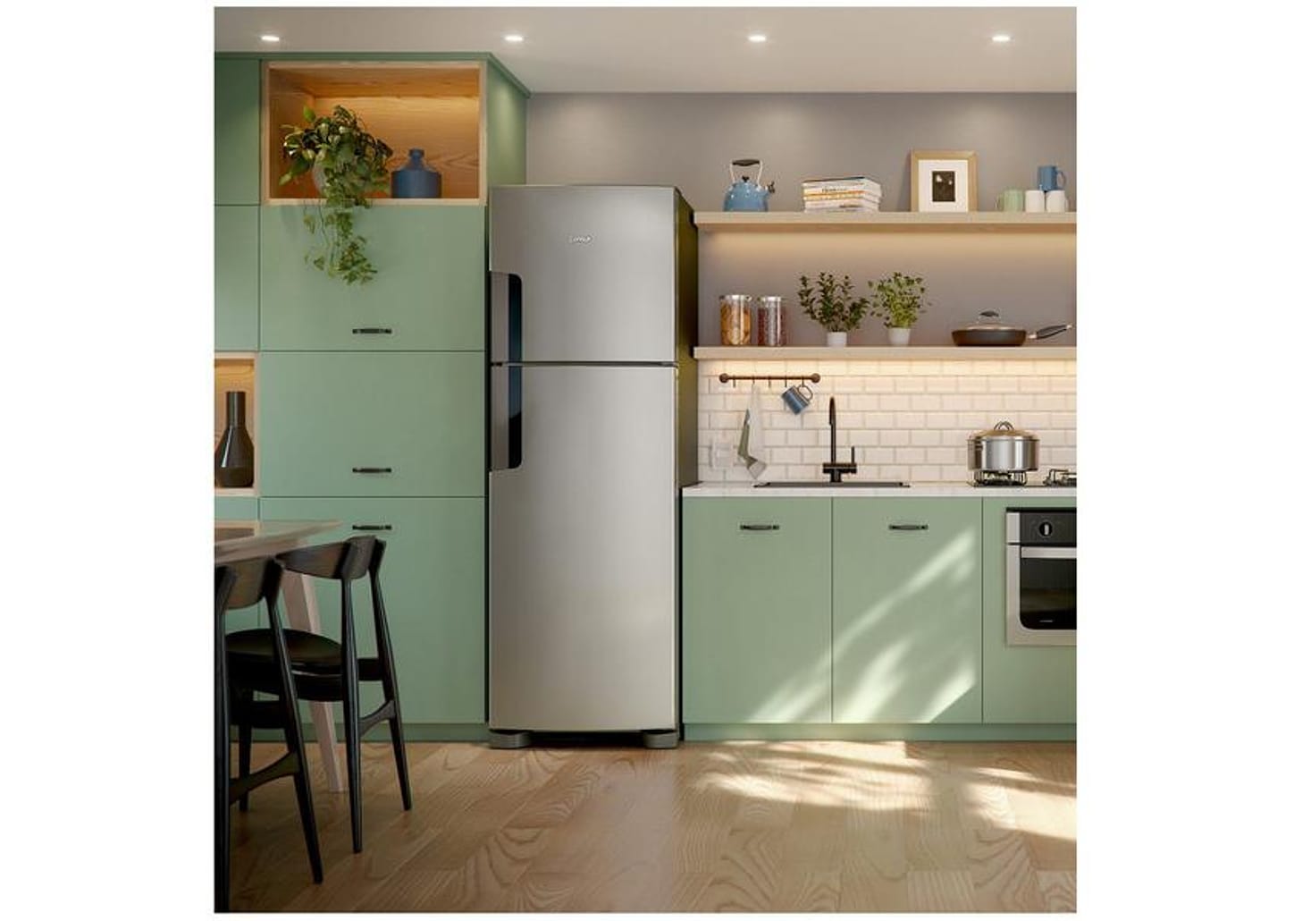 Geladeira/Refrigerador Consul Frost Free Duplex - Inox 386L CRM44