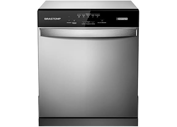 Lava-louças Brastemp 8 Serviços BLF08 - Cinza Metálico