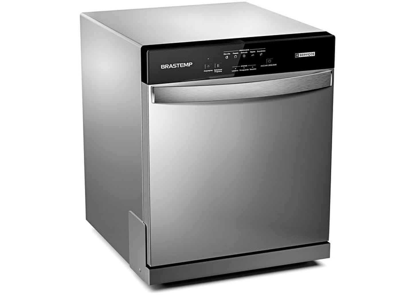 Lava-louças Brastemp 8 Serviços BLF08 - Cinza Metálico