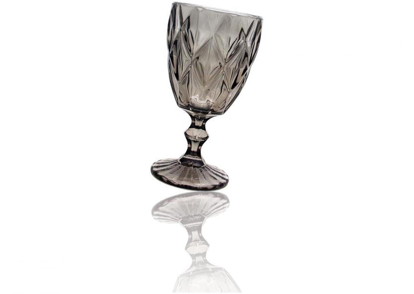 Jogo de Taças para Bebidas de Vidro 330ml 6 Peças Haus Diamond Empire