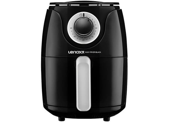 Fritadeira Elétrica sem Óleo/Air Fryer Lenoxx Easy - Preta 2,4L com Timer