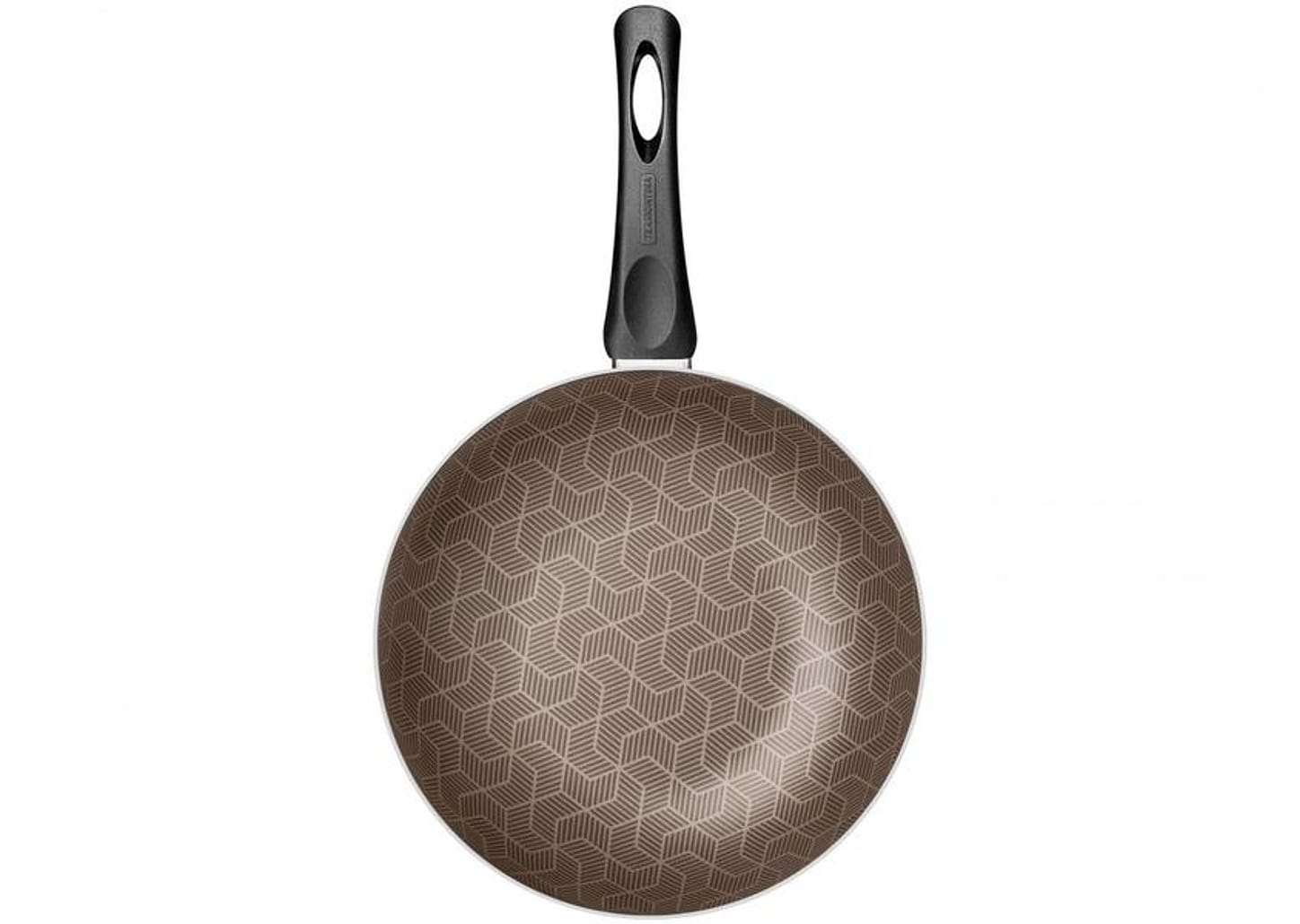 Frigideira Antiaderente Tramontina de Alumínio Funda Vermelha Chumbo 28cm