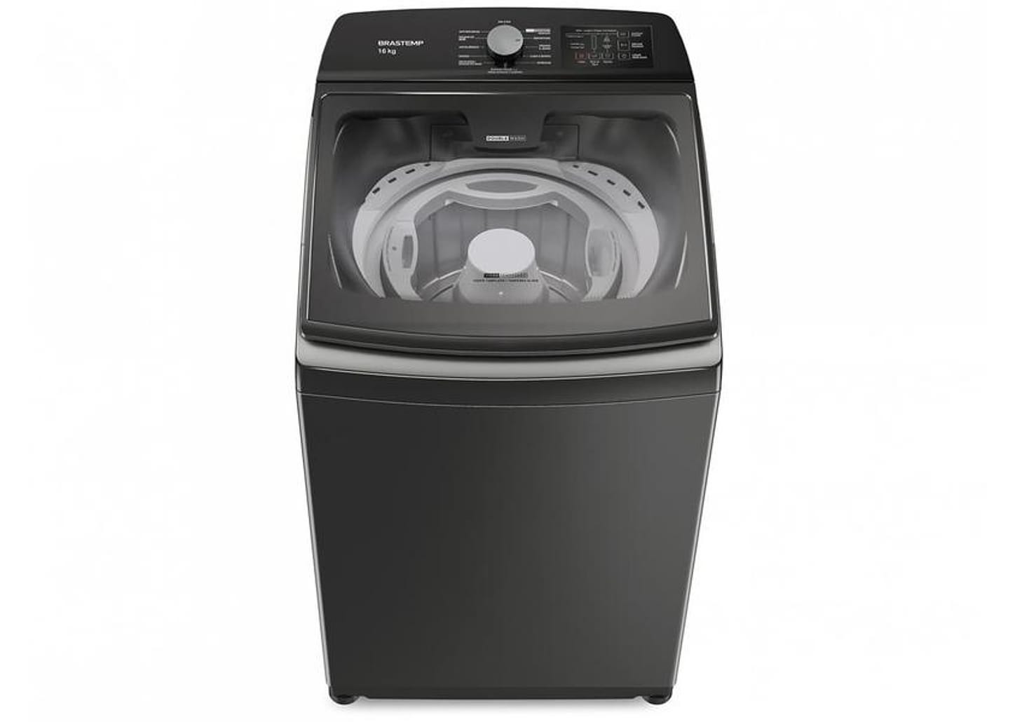 Lavadora de Roupas Brastemp 16kg 12 Programas de Lavagem Titânio BWD16