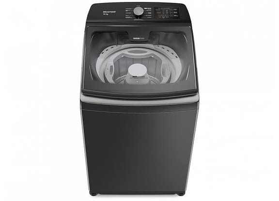 Lavadora de Roupas Brastemp 16kg 12 Programas de Lavagem Titânio BWD16