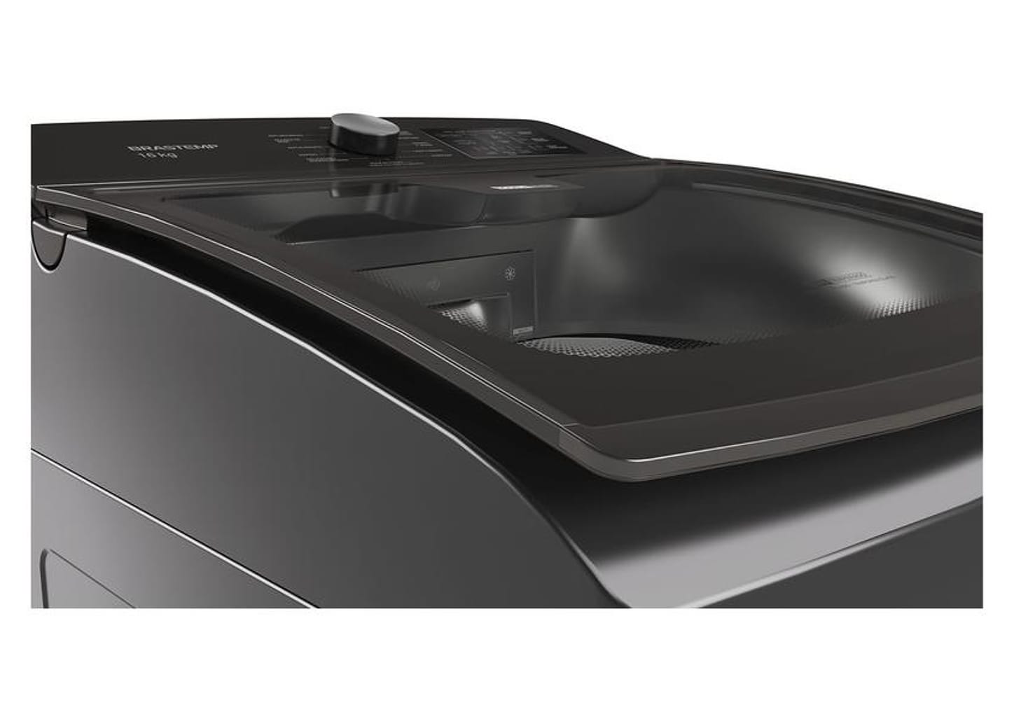 Lavadora de Roupas Brastemp 16kg 12 Programas de Lavagem Titânio BWD16