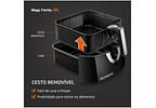 Fritadeira Elétrica sem Óleo/Air Fryer Mondial - AFN-80-BI Preta e Inox 8L com Timer