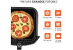 Fritadeira Elétrica sem Óleo/Air Fryer Mondial - AFN-80-BI Preta e Inox 8L com Timer