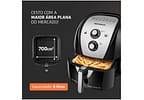 Fritadeira Elétrica sem Óleo/Air Fryer Mondial - AFN-80-BI Preta e Inox 8L com Timer