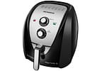 Fritadeira Elétrica sem Óleo/Air Fryer Mondial - AFN-80-BI Preta e Inox 8L com Timer
