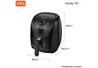 Fritadeira Elétrica sem Óleo/Air Fryer Mondial - AFN-40-BF Preta com Timer