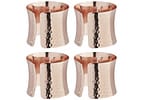 Argola para Guardanapo Hauskraft Orus Rose Gold 4 Peças