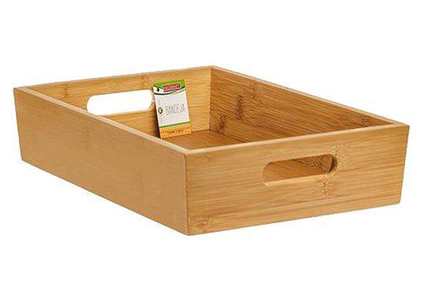Bandeja para Servir Retangular Hauskraft Bambu 25,5x20,5cm