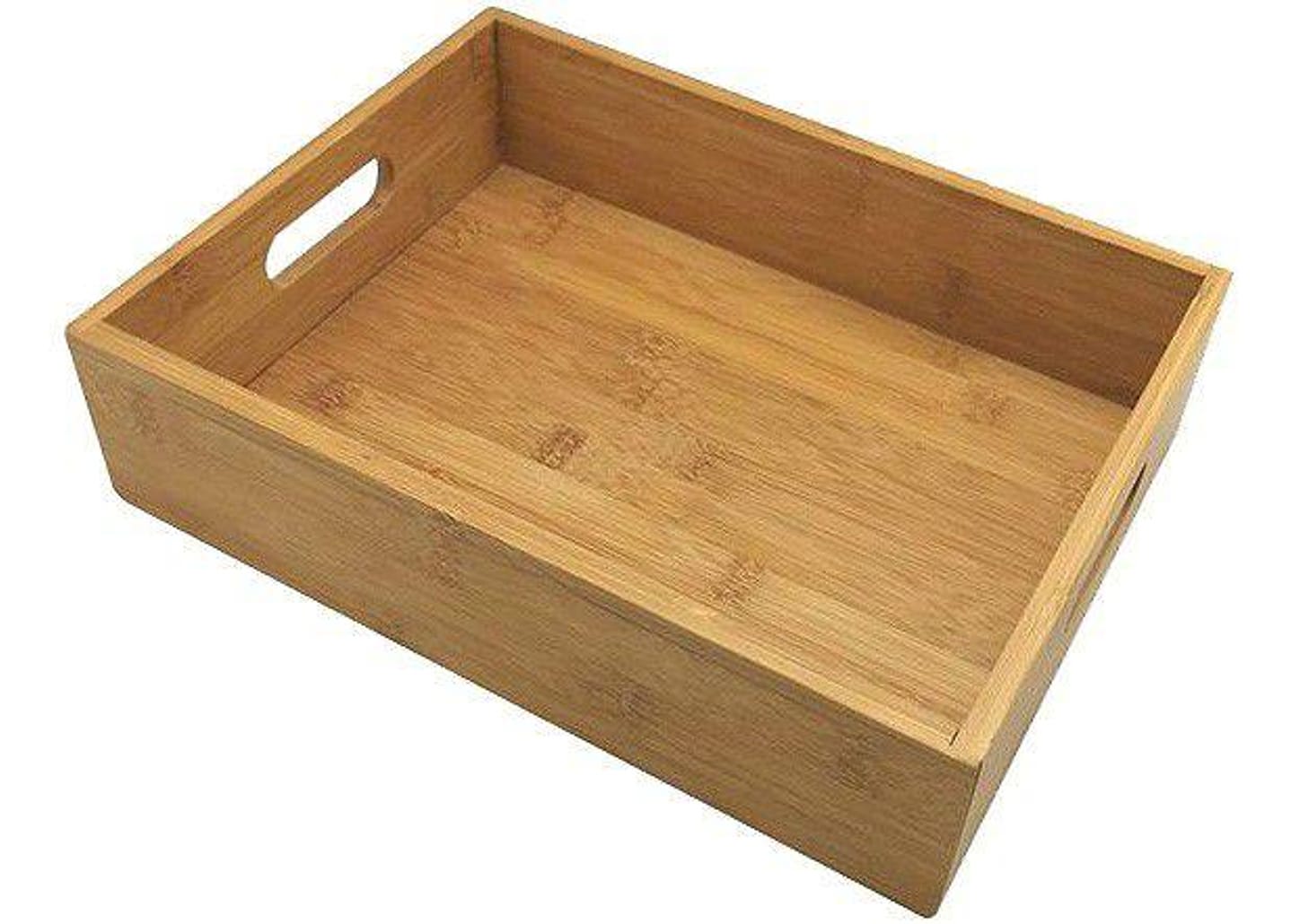 Bandeja para Servir Retangular Hauskraft Bambu 25,5x20,5cm