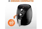 Fritadeira Elétrica sem Óleo/Air Fryer Mondial - New Pratic AF-31 Preta 3,5L com Timer