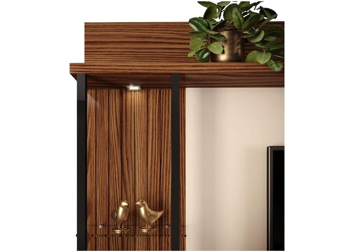 Painel para TV até 70” DJ Móveis Martino 4 Prateleiras