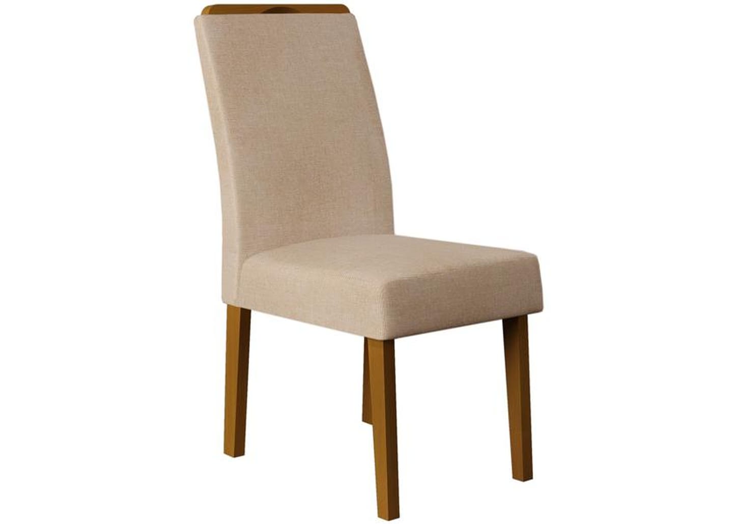 Mesa de Jantar 6 Cadeiras Retangular Off White e Saara DJ Móveis Firenze