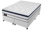 Base Cama Box Queen Gazin Bipartido 27x158x198cm - Diamond Blue