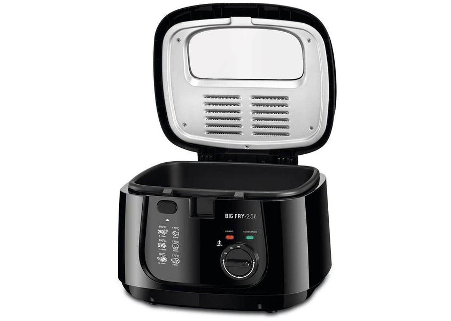 Fritadeira Elétrica com Óleo Mondial Big Fry FT-07 - Preta 2,5L