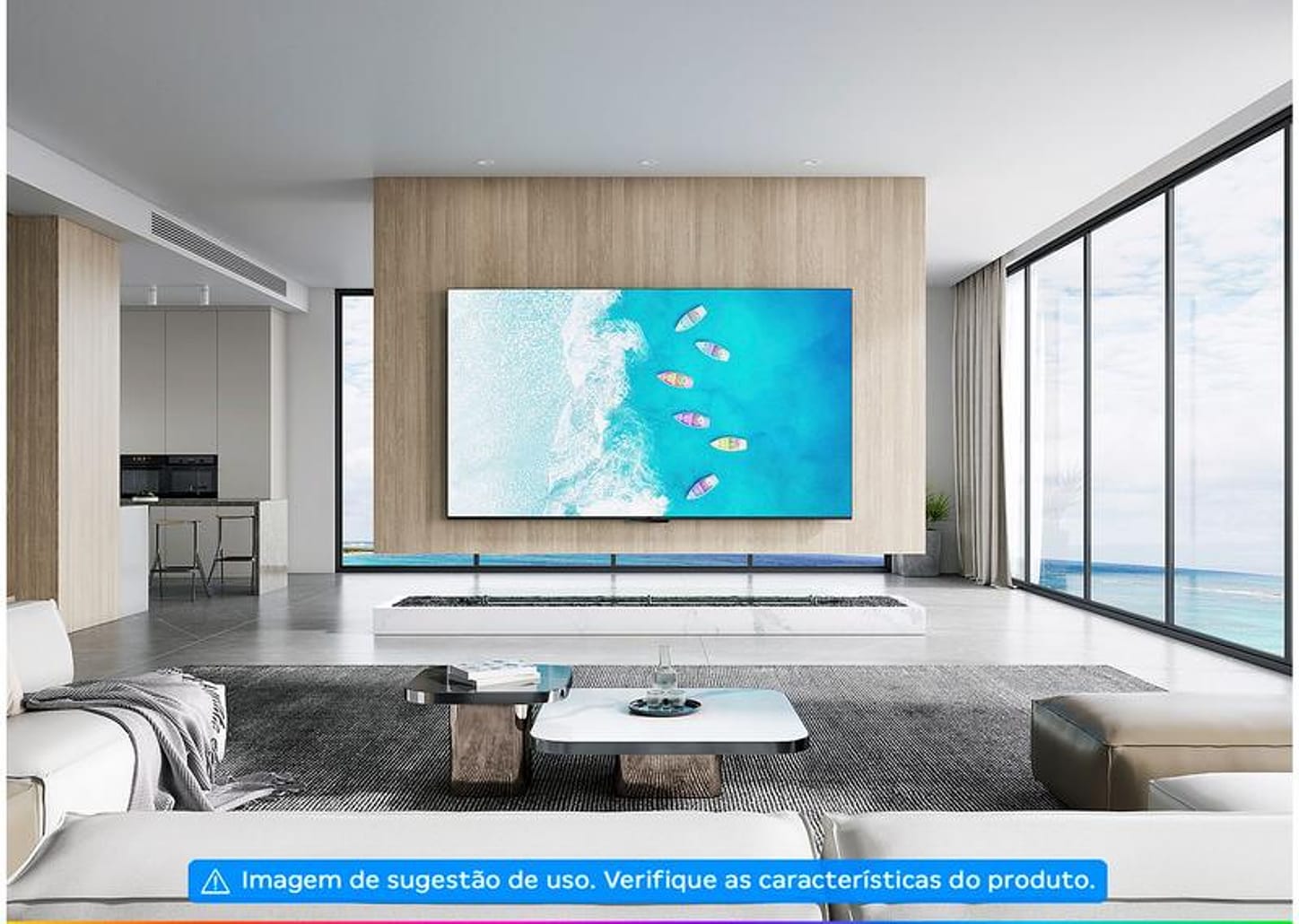 Smart TV 65” 4K QLED TCL 65C835 120Hz - Wi-Fi Bluetooth Google Assistente 4 HDMI 2 USB