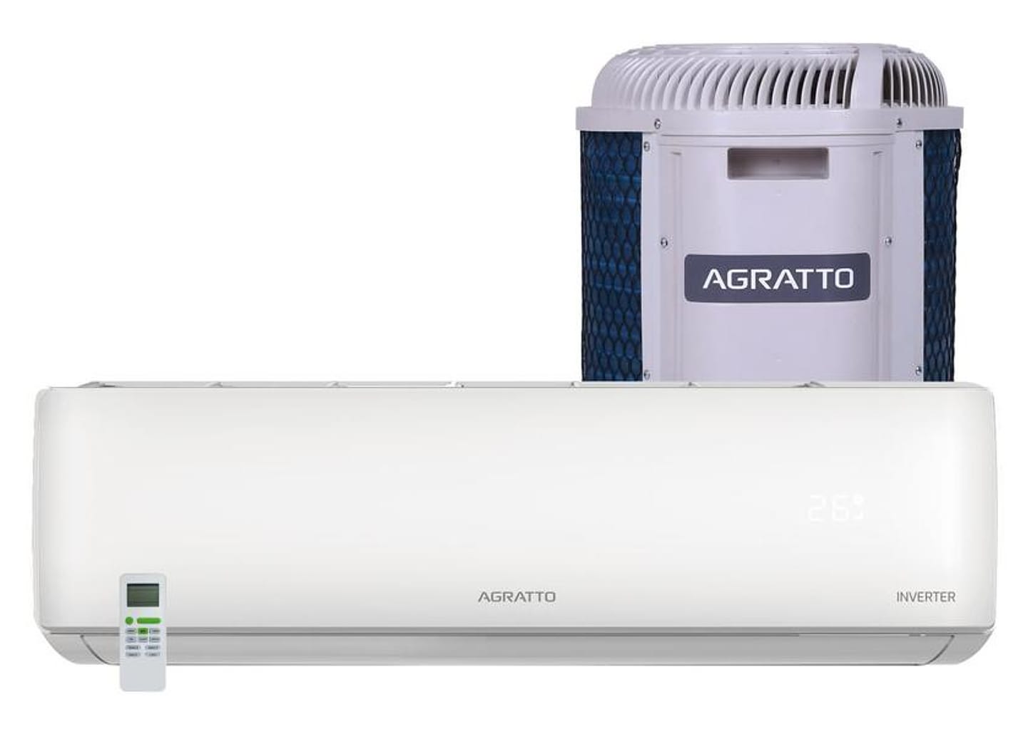 Ar-condicionado Split Agratto Digital Inverter 12.000 BTUs Frio Liv Top LCST12F-02I