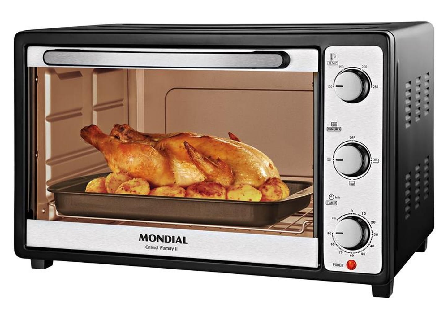 Forno Elétrico de Bancada Mondial com Timer 52L Grand Family II FR-52