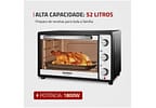 Forno Elétrico de Bancada Mondial com Timer 52L Grand Family II FR-52