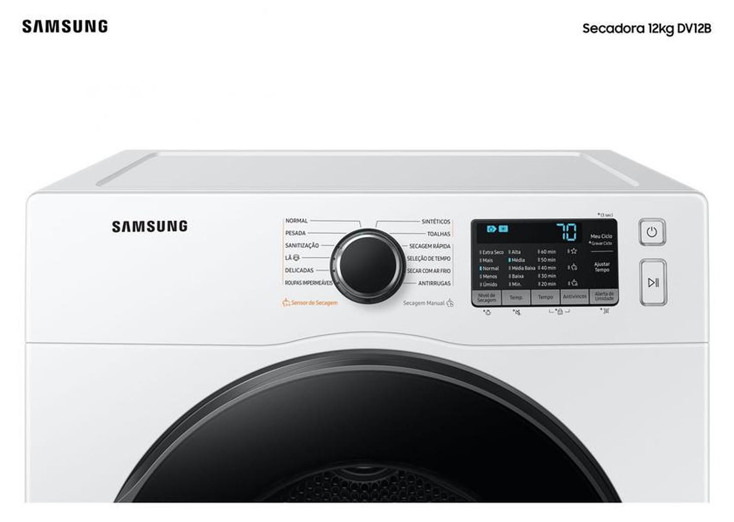 Secadora de Roupas Elétrica Samsung 12kg DV12B