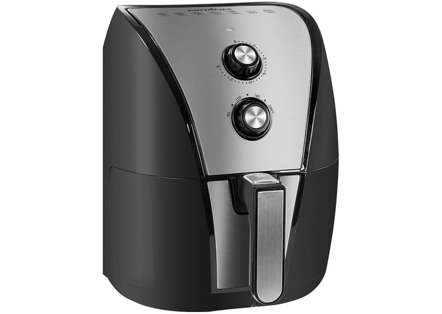 Fritadeira Elétrica sem Óleo/Air Fryer Britânia - BFR40PI Preta 4,35L com Timer