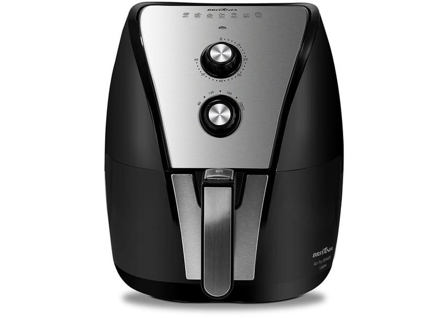 Fritadeira Elétrica sem Óleo/Air Fryer Britânia - BFR40PI Preta 4,35L com Timer