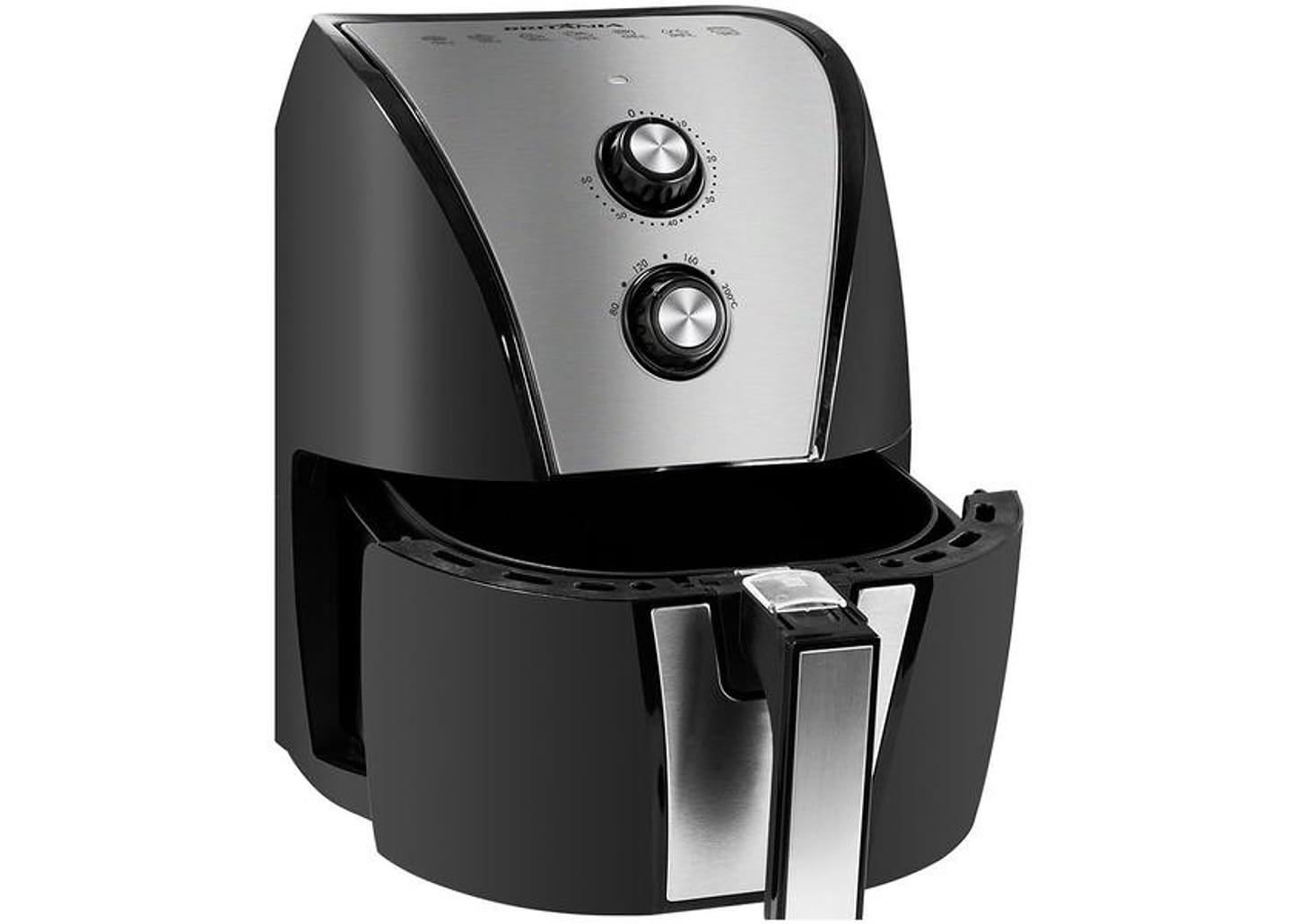 Fritadeira Elétrica sem Óleo/Air Fryer Britânia - BFR40PI Preta 4,35L com Timer