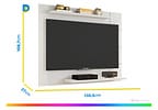 Painel para TV até 58” Caemmun Cross 2 Prateleiras