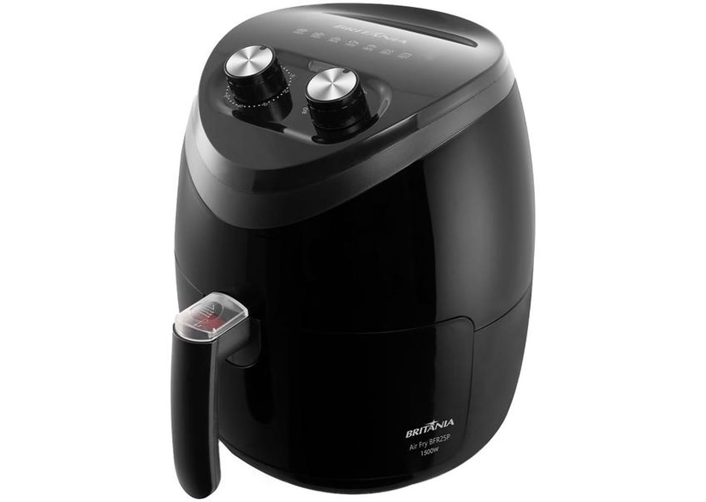 Fritadeira Elétrica sem Óleo/Air Fryer Britânia - BFR25P Preta 3,5L com Timer