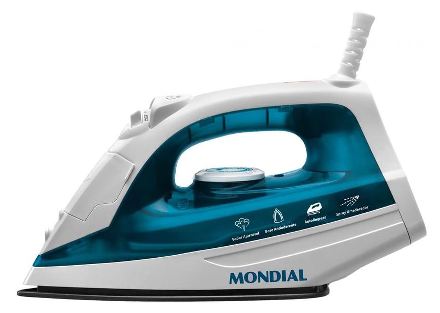 Ferro de Passar Roupa a Vapor e a Seco Mondial - F-32 Verde e Branco