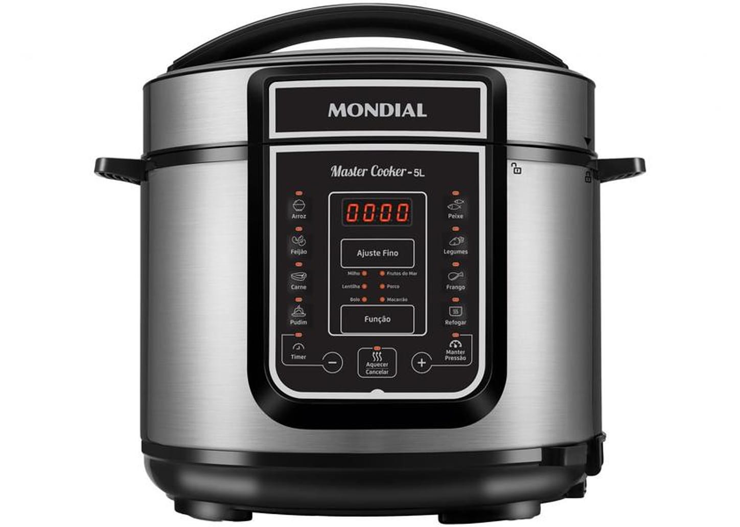 Panela de Pressão Elétrica Digital Mondial 5L 900W Digital Master Cooker PE-38
