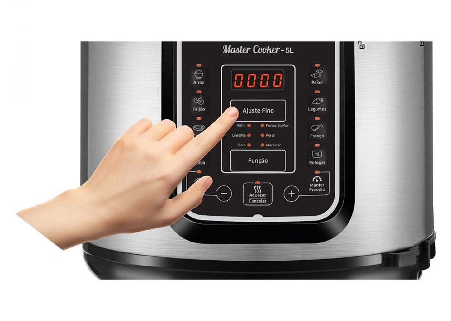 Panela de Pressão Elétrica Digital Mondial 5L 900W Digital Master Cooker PE-38