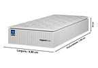 Colchão Solteiro Plumatex de Mola Ensacada 88x34x188cm Magnum Maxx