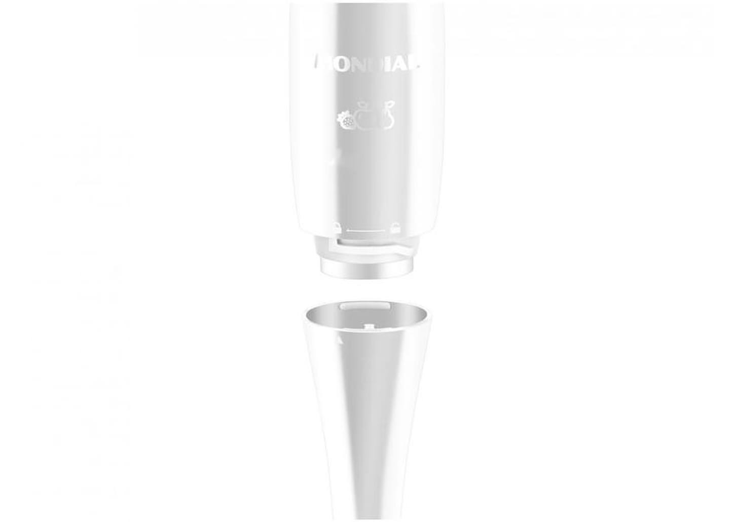 Mixer 2 em 1 Mondial 200W Branco M-15-W