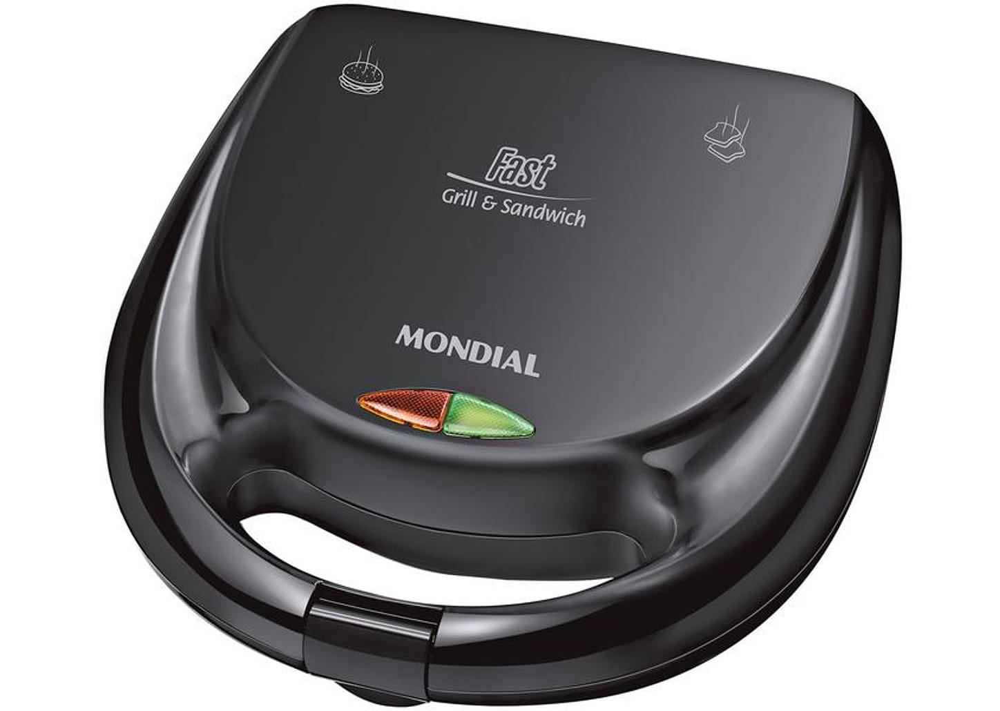 Sanduicheira Mondial Fast Grill S-12 Preta 750W - Antiaderente