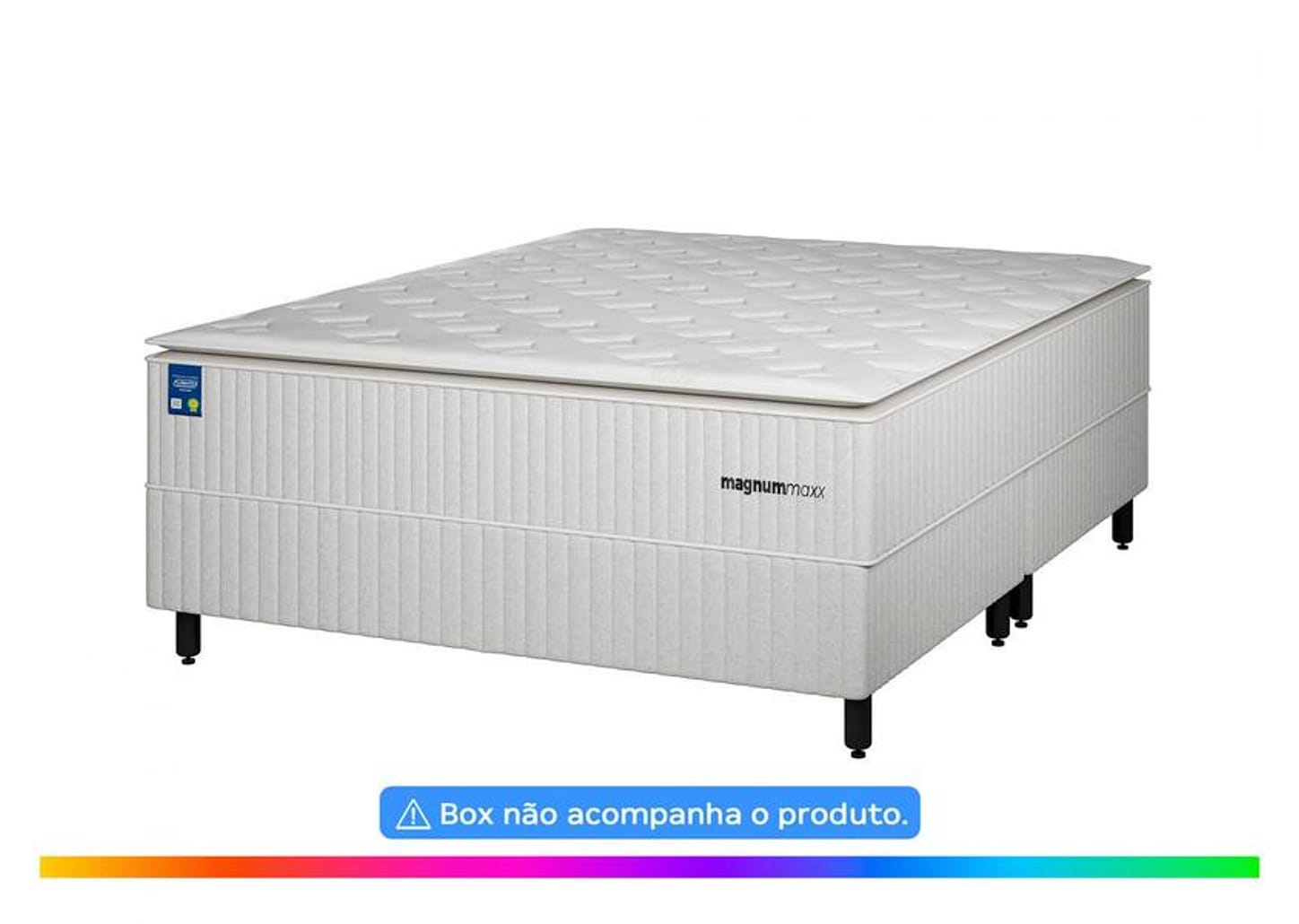 Colchão King Plumatex de Mola Ensacada 193x34x203cm Magnum Maxx