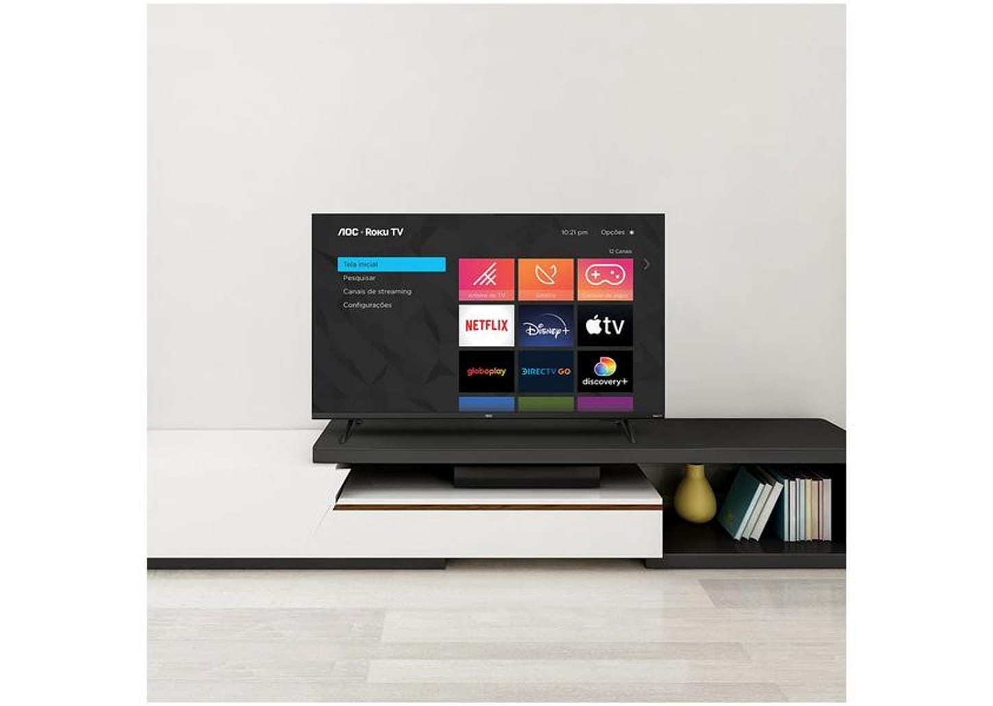 Smart TV 43” Full HD D-LED AOC 43S5135/78G - VA Wi-Fi 3 HDMI 1 USB