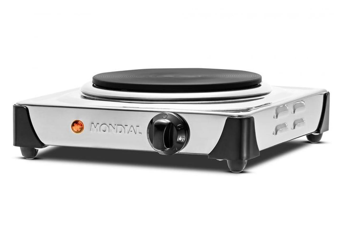 Fogão 1 Boca Mondial Inox Fast Cook