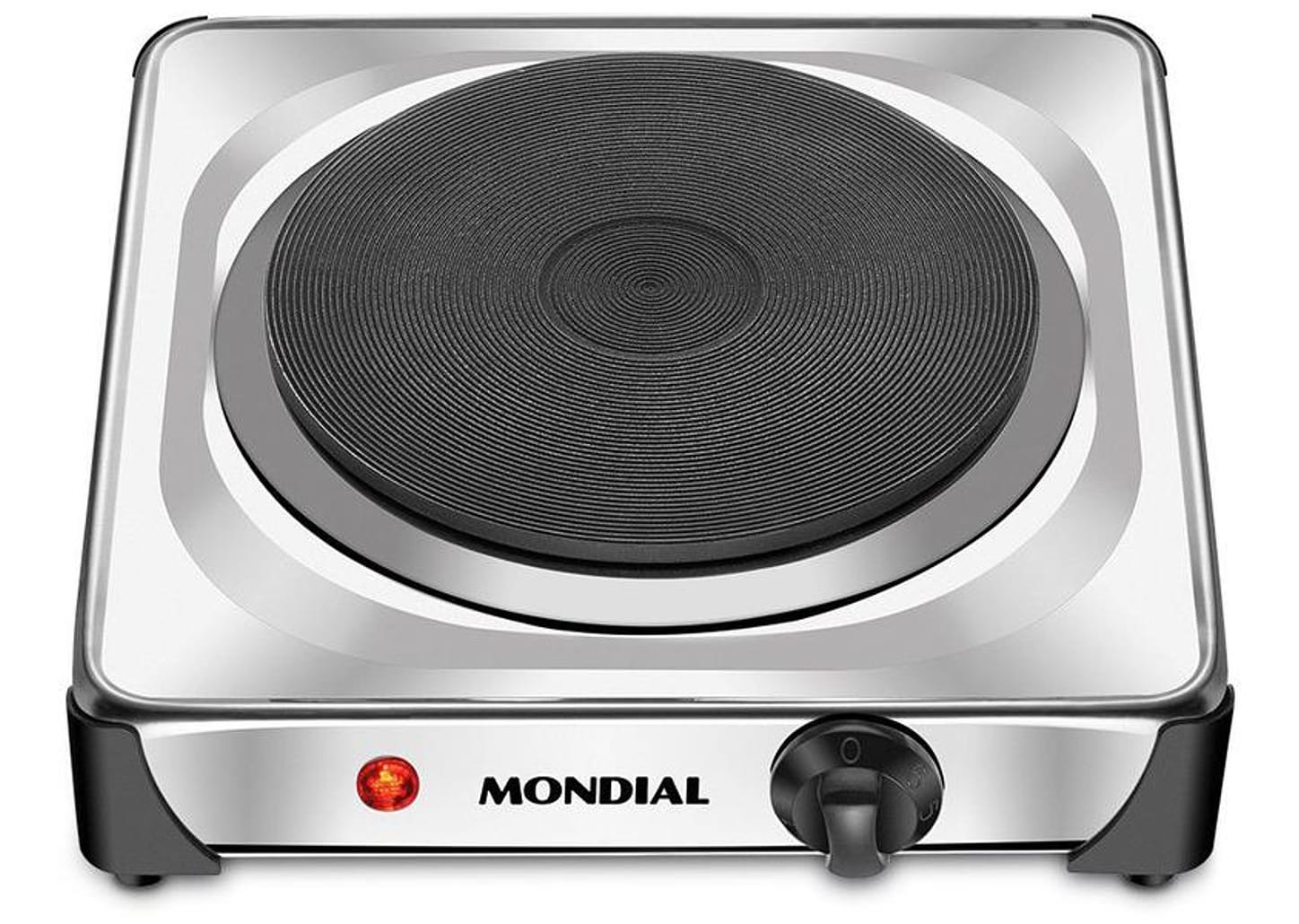 Fogão 1 Boca Mondial Inox Fast Cook