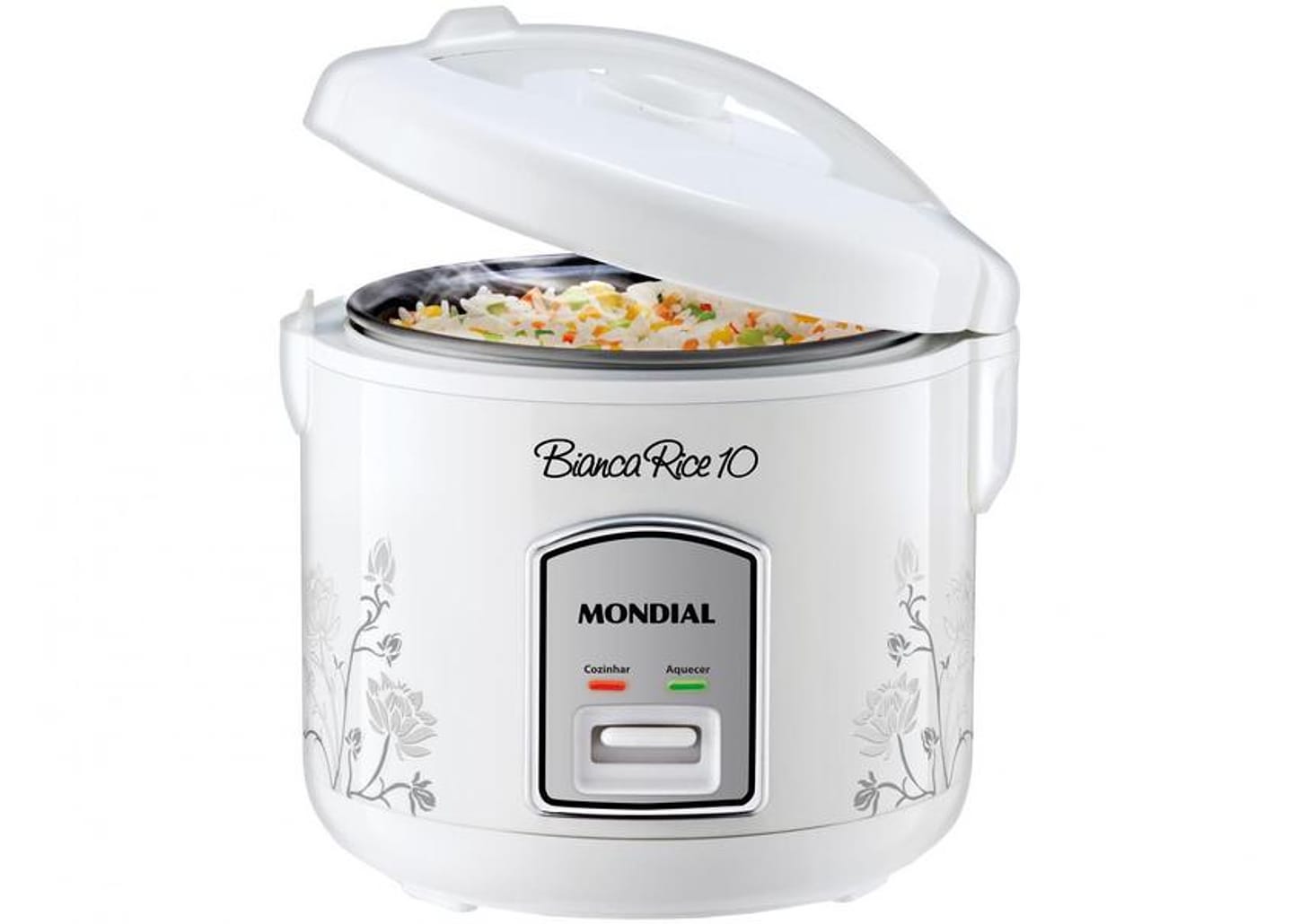 Panela de Arroz Elétrica Mondial Bianca Rice PE-10 10 Xícaras 700W
