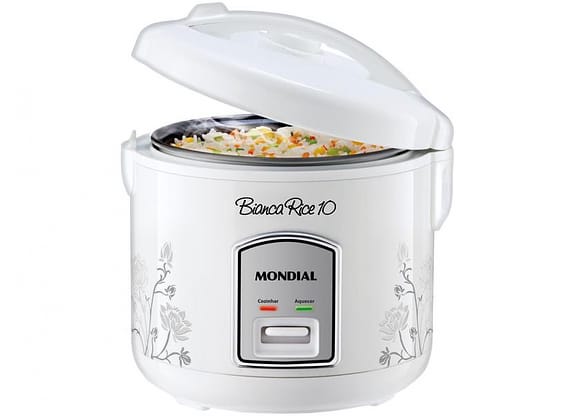 Panela de Arroz Elétrica Mondial Bianca Rice PE-10 10 Xícaras 700W