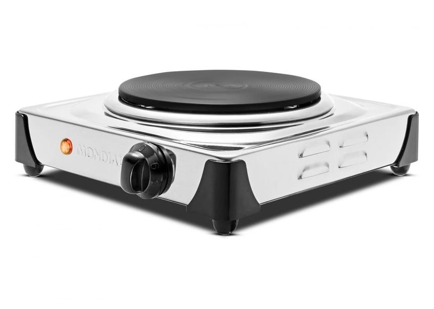 Fogão 1 Boca Mondial Inox Fast Cook