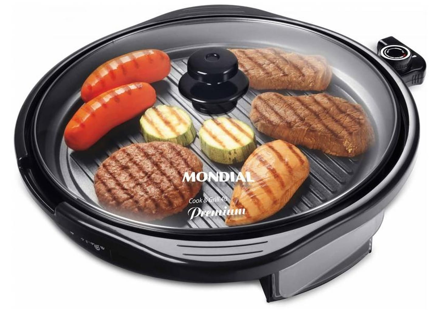 Grill Mondial G-03 Redondo 1270W Antiaderente