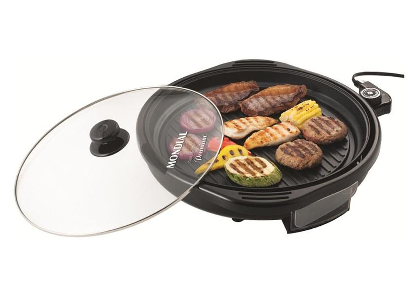 Grill Mondial G-03 Redondo 1270W Antiaderente