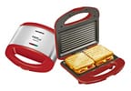 Sanduicheicha Grill Mondial Premium S-19 2 em 1 - Vermelha 800W Antiaderente